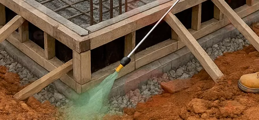 Foundation Slab Termite Treatment in Roseburg